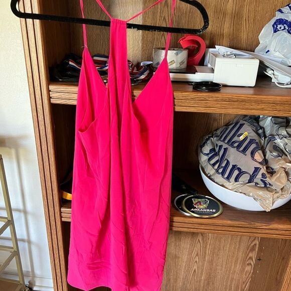 ALICE + OLIVIA FIERRA SILK MINI DRESS - Picture 4 of 5